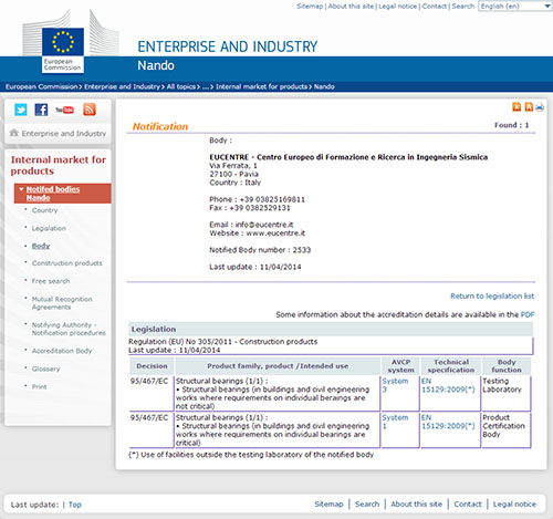 Fondazione Eucentre | European Centre For Training And Research in Earthquake Engineering | Pavia, Lombardia, Italy