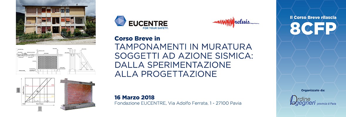 Fondazione Eucentre - Tamponamenti in Muratura Soggetti ad Azione Sismica dalla Sperimentazione alla Progettazione