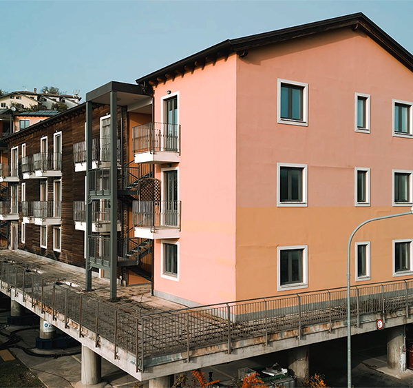 Edifico Arischia soggetto a test dinamico