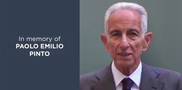 Banner commemorativo Paolo Emilio Pinto