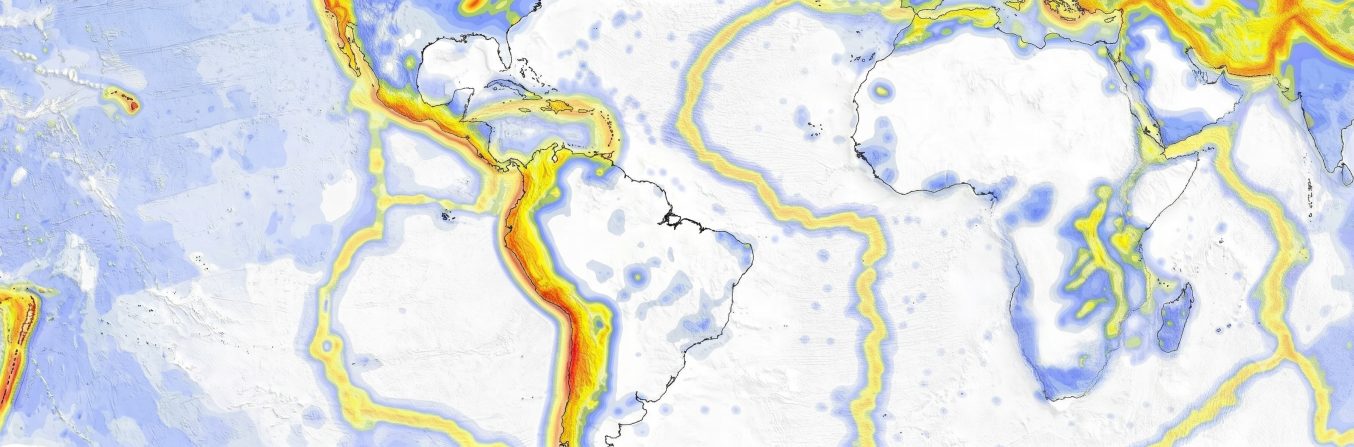 particolare mappa rischio sismico globale GEM
