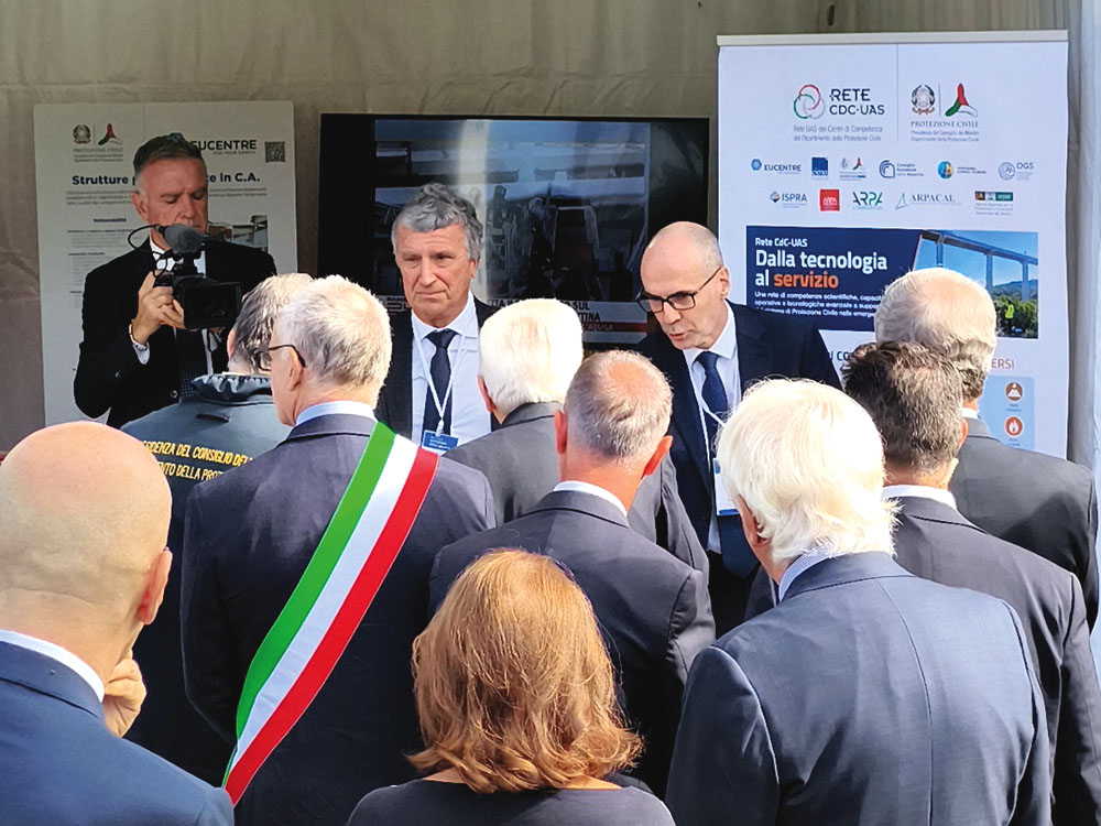 Il Presidente della Repubblica Italiana Sergio Mattarella incontra i vertici di Eucentre: Rui Pinho e Fabio Germagnoli